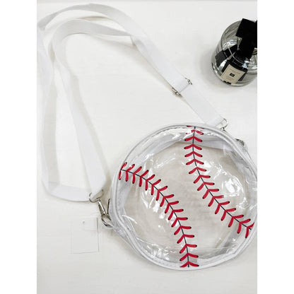 Stadium Approved Clear Baseball Crossbody Bag