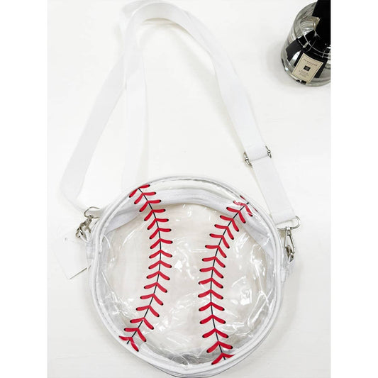 Stadium Approved Clear Baseball Crossbody Bag