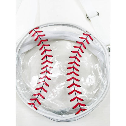 Stadium Approved Clear Baseball Crossbody Bag