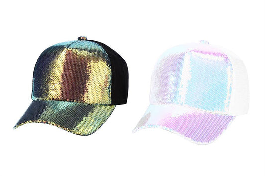 Ladies Glitter Baseball Style Hat